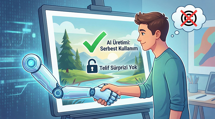Yapay Zeka ile Üretilen Görsellerde “Sürpriz Telif” Riski Var mı? (Gemini’ye Sordum)